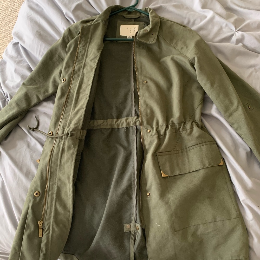 Army green jacket